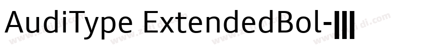 AudiType ExtendedBol字体转换